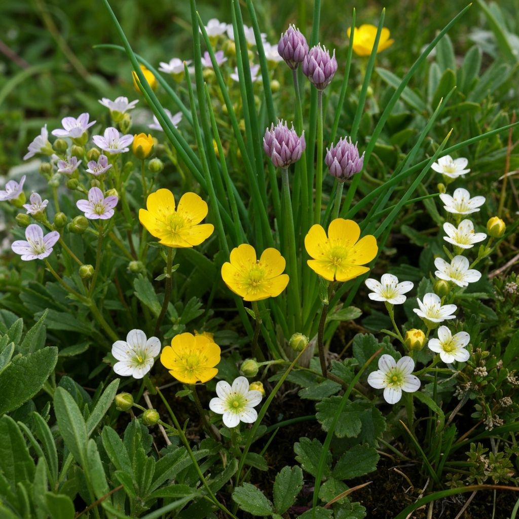 Alpine mountain plants